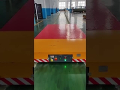 รถเข็นขนถ่ายแบบไร้ร่องรอยที่เป็นมิตรต่อสิ่งแวดล้อม บรรทุกหนัก 5 ตัน รถเข็นขนย้ายแบบใช้แบตเตอรี่