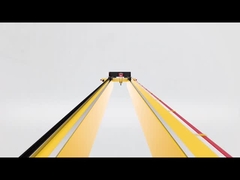 เครนสะพานขนส่งวัสดุเหล็ก 20 ตัน เครนไฟฟ้า 2 ล้อสําหรับโกดัง