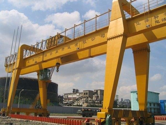 Stable Box Type Double Cantilever Electric Gantry Crane ฝีมือดี 36T
