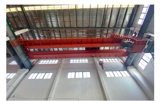 20/5 Ton Electric Workshop เครนเหนือศีรษะ Double Box Type Girder