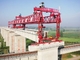 เครื่องสร้างสะพาน Truss Type 100T ที่ใช้ในการก่อสร้างสะพาน